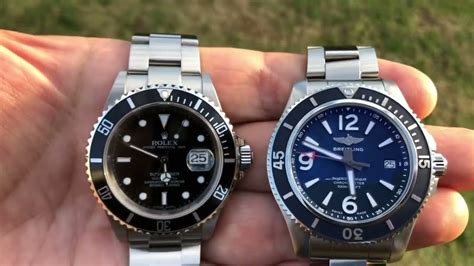 breitling superocean 2 vs rolex submariner|breitling superocean chronograph.